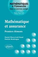 Mathématique et assurance - Premiers éléments