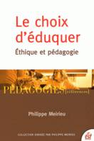 Le choix d'éduquer, Ethique et pédagogie