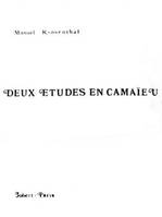 Etudes en Camaïeu (2)