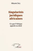 Singularités juridiques africaines, Ce que l'Afrique apporte au droit