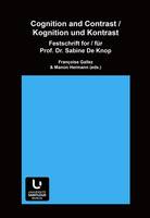 Cognition and contrast / Kognition und Kontrast, Festschrift for Prof. Dr. Sabine De Knop / Festschrift für Prof. Dr. Sabine De Knop