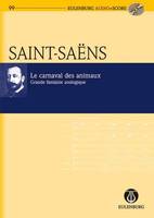Le Carnaval des animaux, Grande fantaisie zoologique. Orchestra. Partition d'étude.