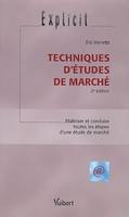 TECHNIQUES D'ETUDES DE MARCHE