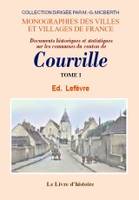 Documents historiques et statistiques sur les communes du canton de Courville
