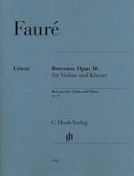 Berceuse pour Violin et Piano Op.16