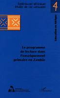 Le programme de lecture dans l'enseignement primaire en Zamb, améliorer l'accès et la qualité de l'éducation dans les écoles