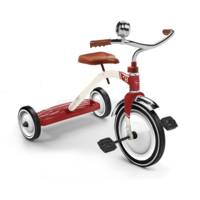 Tricycle en métal rouge