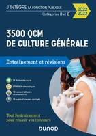 3500 QCM de culture générale - 2022-2023, Catégories B et C