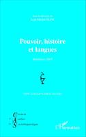 Pouvoir, histoire et langues, Réédition 2015