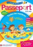 Passeport Cahier de Vacances 2019 - de la GS au CP - 5/6 ans