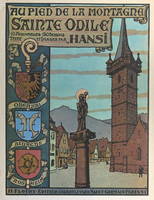 Au pied de la montagne Sainte-Odile : Obernai, Bœrsch, Rosheim, 10 aquarelles, 130 dessins