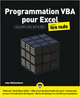 Programmation VBA pour Excel Pour les Nuls