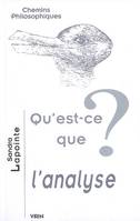 Qu'est-ce que l'analyse?