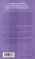 Globalisation et néolibéralisme dans le tiers-monde, [actes du colloque Conséquences socio-culturelles de la globalisation dans le tiers-monde, Bruxelles, décembre 1998]