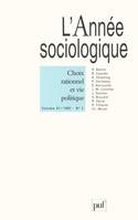 L' année sociologique 1995 - vol. 45 - n° 1, Argumentation et sciences sociales (2)