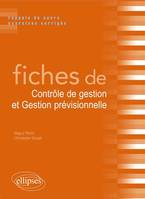 Fiches de contrôle de gestion et gestion prévisionnelle