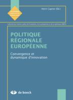 Politique régionale européenne, Convergence et dynamique d'innovation