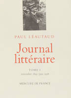 Journal littéraire (Tome 1-Novembre 1893 - juin 1928), Novembre 1893 - juin 1928