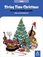 String Time Christmas, 16 pieces for flexible ensemble - Cello Book