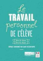 Le travail personnel de l'élève