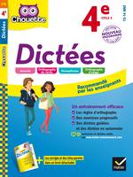 Dictées 4e, cahier d'entraînement en orthographe