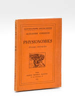 Physionomies. Etudes critiques [ Livre dédicacé par l'auteur ]