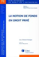 la notion de fonds en droit prive n°72