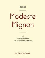 Modeste Mignon de Balzac (édition grand format)