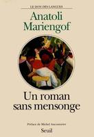 Un roman sans mensonge, roman