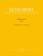 Winterreise Op. 89 D 911 - Low Voice, Singing Score, Urtext edition