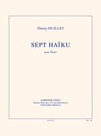 Sept haïku, Pour piano