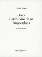Three Latin-American Impressions, flute and clarinet.
