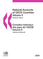 Comptes nationaux des pays de l'OCDE 2009, Volume II, Tableaux détaillés