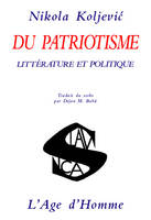 DU PATRIOTISME