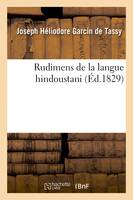 Rudimens de la langue hindoustani