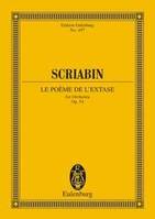 Le Poème de l'extase, op. 54. orchestra. Partition d'étude.