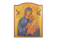 Notre Dame du Perpétuel Secours - Icône dorée à la feuille 15x11,8 cm -  372.64