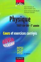 COURS TOUT EN UN PHYSIQUE 1ER ANNEE, tout-en-un, 1re année