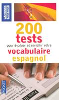 200 tests de vocabulaire espagnol, Livre