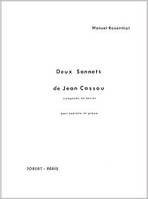 Deux sonnets de Jean Cassou, Composés au secret