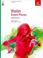 Violin Exam Pieces 2016-2019, ABRSM Grade 6, Selected from the 2016-2019 syllabus