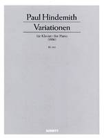 Variationen, ursprünglich als zweiter Satz für die 1. Klaviersonate vorgesehen. piano.