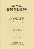 Sonata in A Major, op. 16/3. viola and piano.