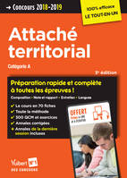 Concours Attaché territorial - Catégorie A - Préparation rapide et complète à toutes les épreuves !, Concours 2018