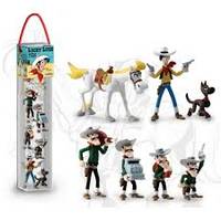 tubo lucky luke - 7 figurines