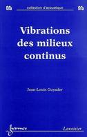 Vibrations des milieux continus