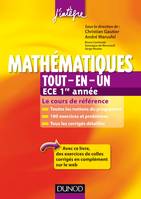 Mathématiques tout-en-un ECE 1re année - Le cours de référence, Le cours de référence