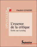 L'essence de la critique, Écrits sur Lessing  
n° 18