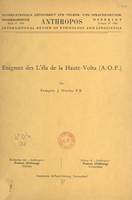 Énigmes des L'éla de la Haute-Volta, A.O.F.