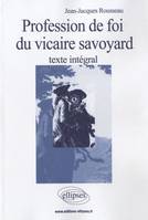 Profession de foi du vicaire savoyard